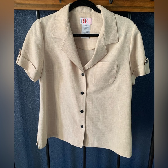 Short SleeveJacket With Tank Top - Picture 2 of 6